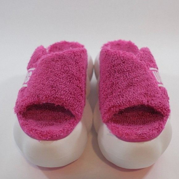 UGG Sugarcloud Slides in “ Dragon Fruit “ Fuchsia Pink Woman’s 10 | New No Box - Picture 12 of 16